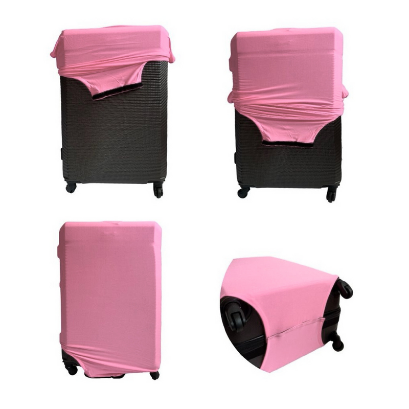 Pokrowiec na walizkę L Solier SA54 różowy