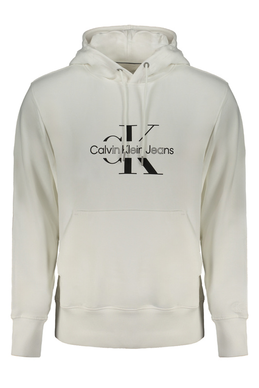 BIAŁA męska bluza przez głowę CALVIN KLEIN