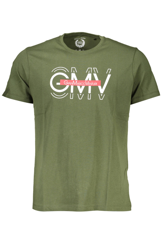 GIAN MARCO VENTURI T-SHIRT MĘSKI Z KRÓTKIM RĘKAWEM ZIELONY