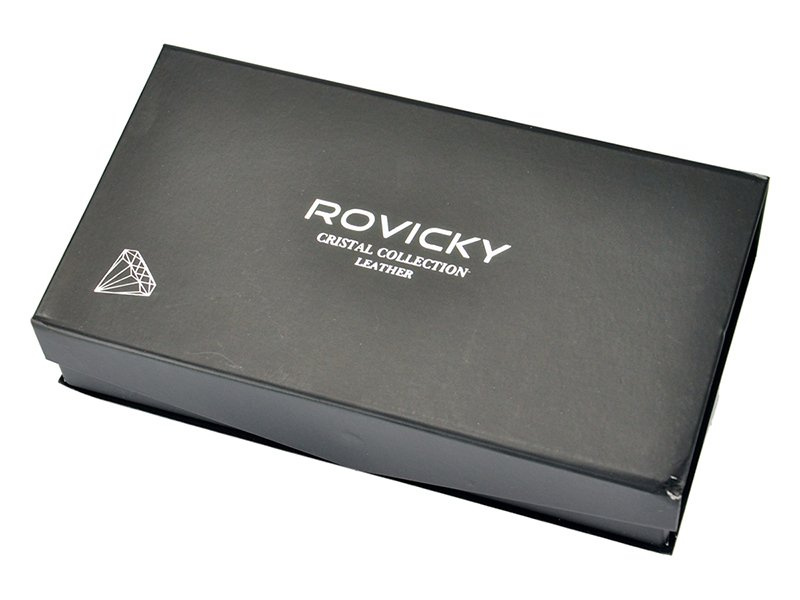 Skórzany damski portfel Rovicky CPR-007-CRY-BAR