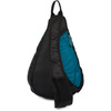 TURKUSOWO-CZARNY PLECAK sportowy MAŁY lekki NA RAMIĘ T18