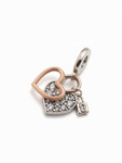 Damski charms Pandora 780087C01 złoto-srebrny