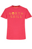 T-SHIRT DLA DZIECI Z KRÓTKIM RĘKAWEM NORTH SAILS CZERWONY