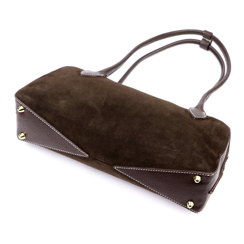 Damska mała zamszowa zgrabna torebka na ramię modna listonoszka Luka