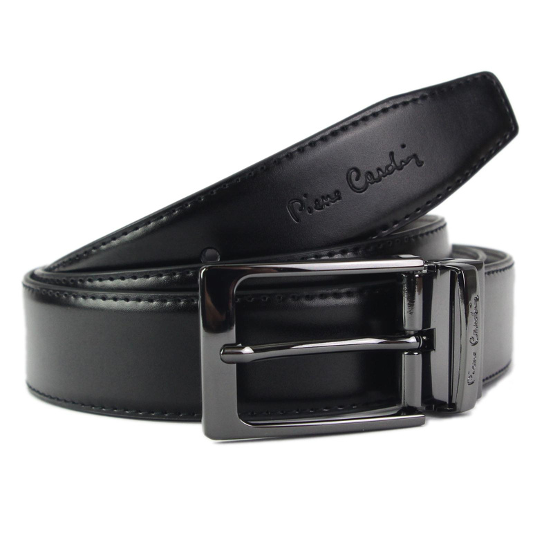męski pasek z prawdziwej skóry Pierre Cardin FWJX5 DOUBLE