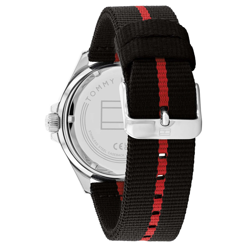 Zegarek TOMMY HILFIGER 1792010. Kwarcowy, Kolor czarny. Mężczyzna.