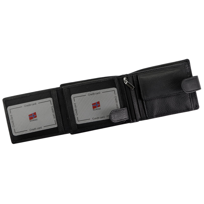 Skórzany męski portfel Nordee SLANGE N992L