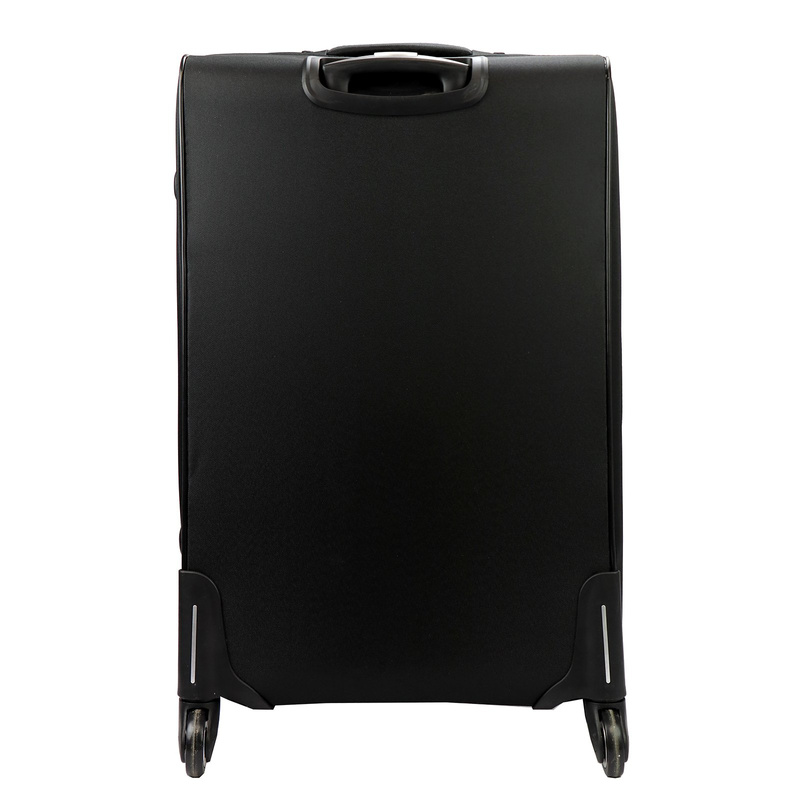 EASY TRIP zestaw podróżnych trzech walizek na kółkach materiałowe