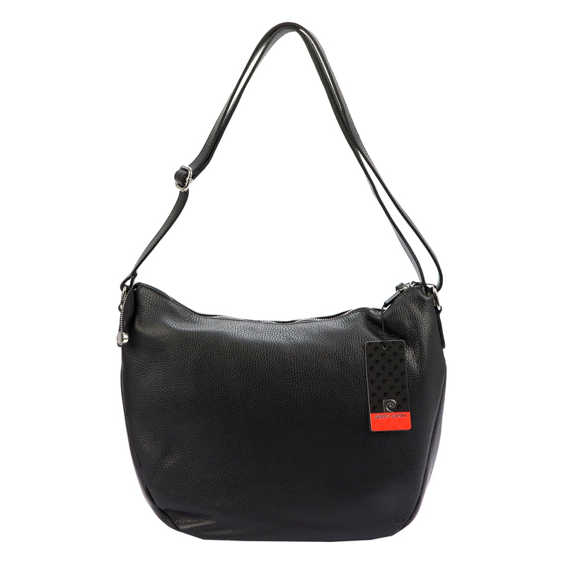 Pierre Cardin damska skórzana listonoszka na ramię torebka z kieszeniami