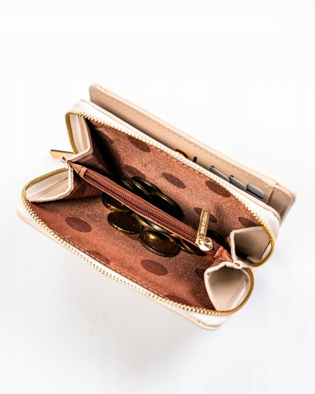 Damska kompaktowa pikowana portmonetka od Rovicky