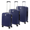 Mocna walizka damska z ABSu Pierre Cardin ISTANBUL MED10 x3 Z