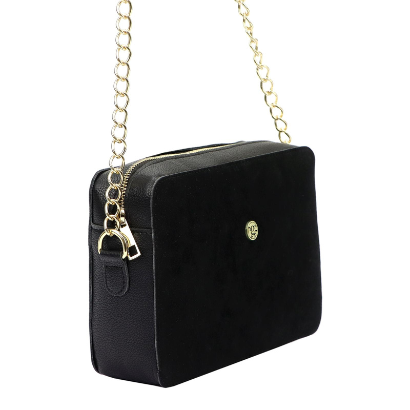 Gregorio Torebka damska z eko-skóry listonoszka z łańcuszkiem na ramię