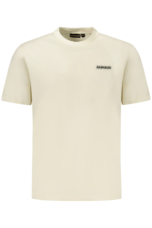 T-SHIRT MĘSKI Z KRÓTKIM RĘKAWEM NAPAPIJRI, BEŻOWY