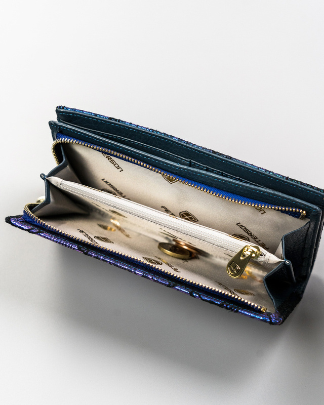 Skórzany damski portfel Peterson PTN 421431-ONBF