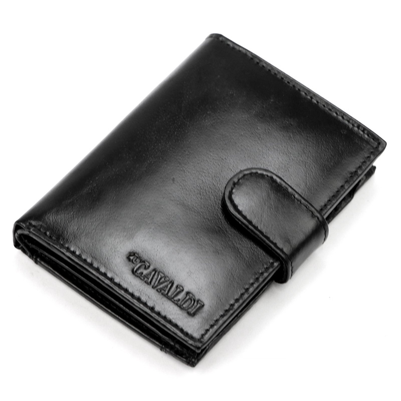 Skórzany męski portfel Cavaldi 0800L-P-BS RFID