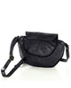 Marco Mazzini Torebka listonoszka skórzana saddle bag czarny