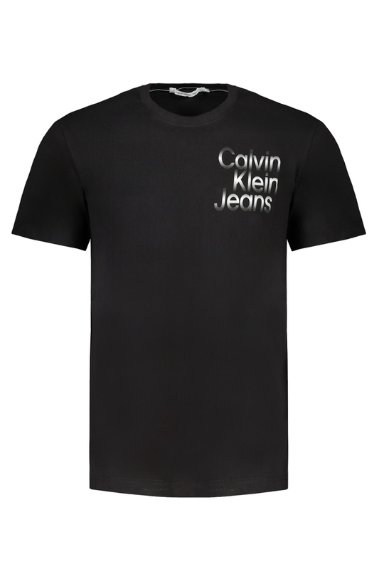MĘSKA KOSZULKA Z KRÓTKIM RĘKAWEM CALVIN KLEIN CZARNA
