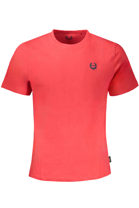 CZERWONY T-SHIRT MĘSKI Z KRÓTKIM RĘKAWEM GIAN MARCO VENTURI