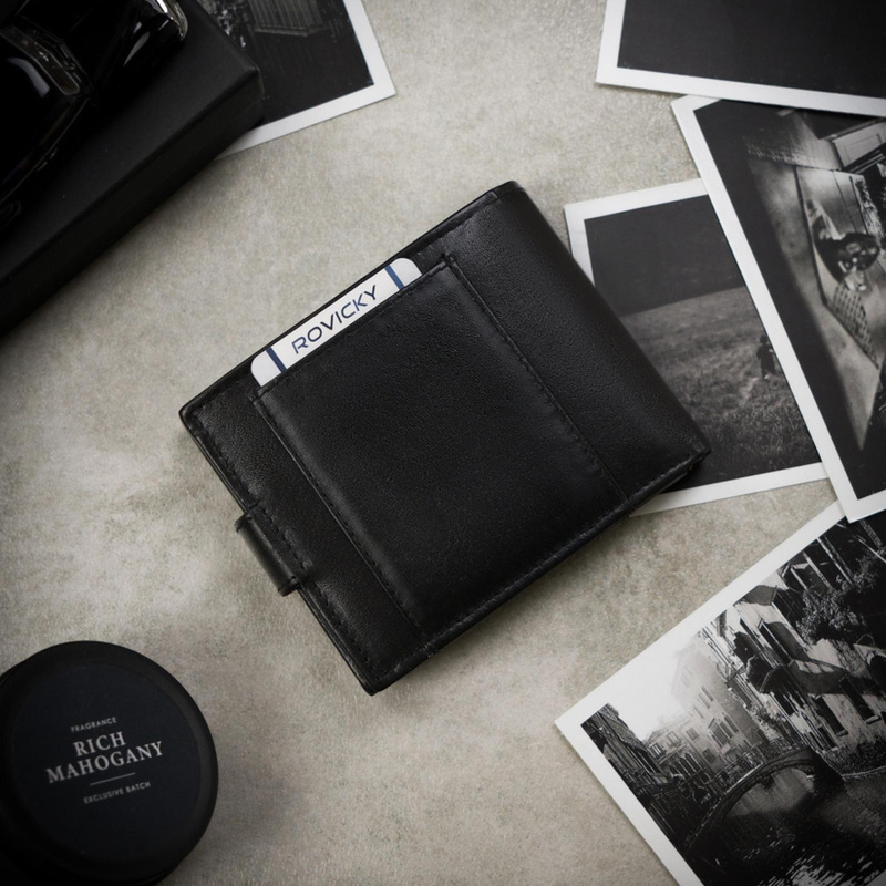 Skórzany męski portfel Wild N7L-P-SCR