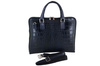 Torba na laptopa damska skórzana Barberinis - Granatowa