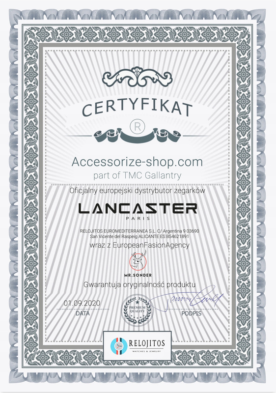 Biżuteria LANCASTER GLA009RG. TWINS, Kolor różowy. Mężczyzna.