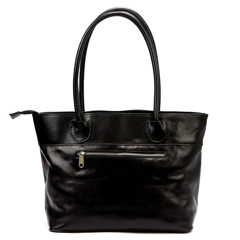 Skórzana duża elegancka damska shopperbag torebka na ramię Florence