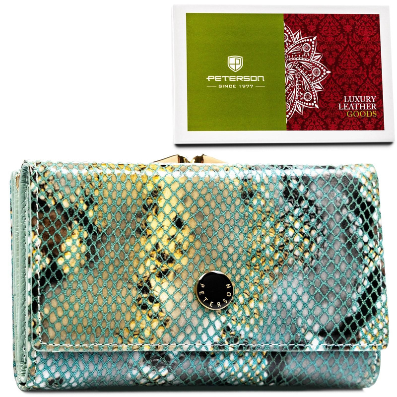 Skórzany damski portfel Peterson PTN 42108-SFL