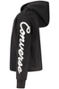 Bluza z kapturem Converse dla dziewcz�t zapinana na zamek, czarna