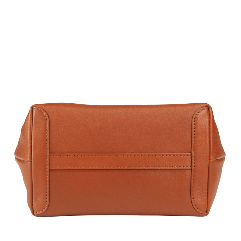 DUDU Mini torebka do ręki damska z łańcuszkiem listonoszka skóra naturalna