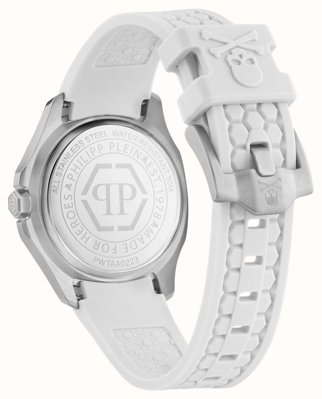 Zegarek PHILIPP PLEIN PWTAA0223. Kwarcowy, Kolor biały. Kobieta.