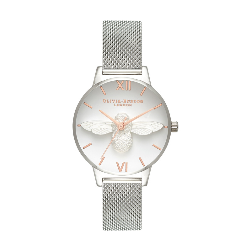 Zegarek OLIVIA BURTON OB16AM146. Kwarcowy, Kolor srebrny. Kobieta.