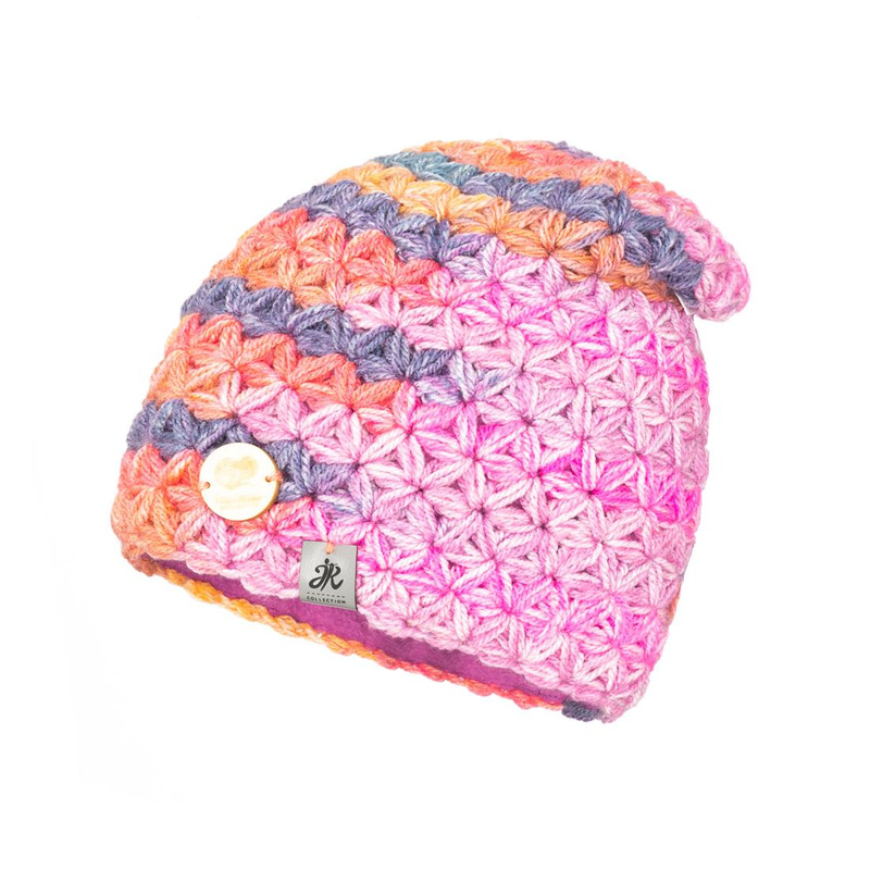 Zimowa ciepła czapka Handmade