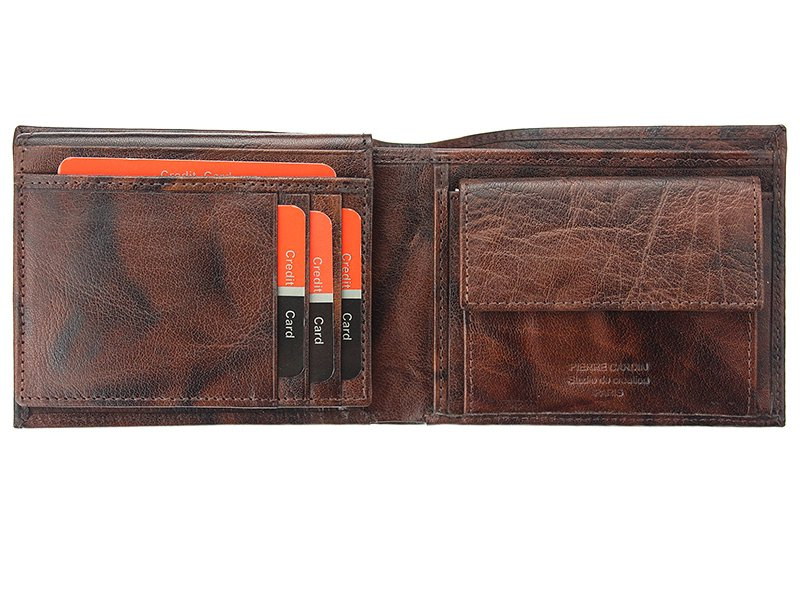 Skórzany męski portfel Pierre Cardin FOSSIL TILAK12 8806 RFID