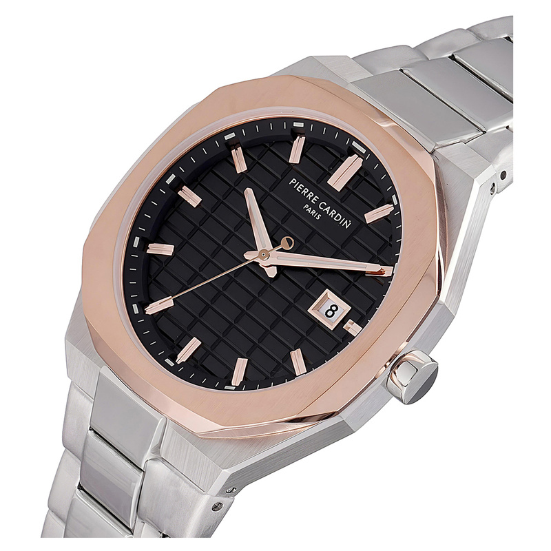 Zegarek PIERRE CARDIN CF.1000.MU. Kwarcowy, Kolor czarny. Mężczyzna.