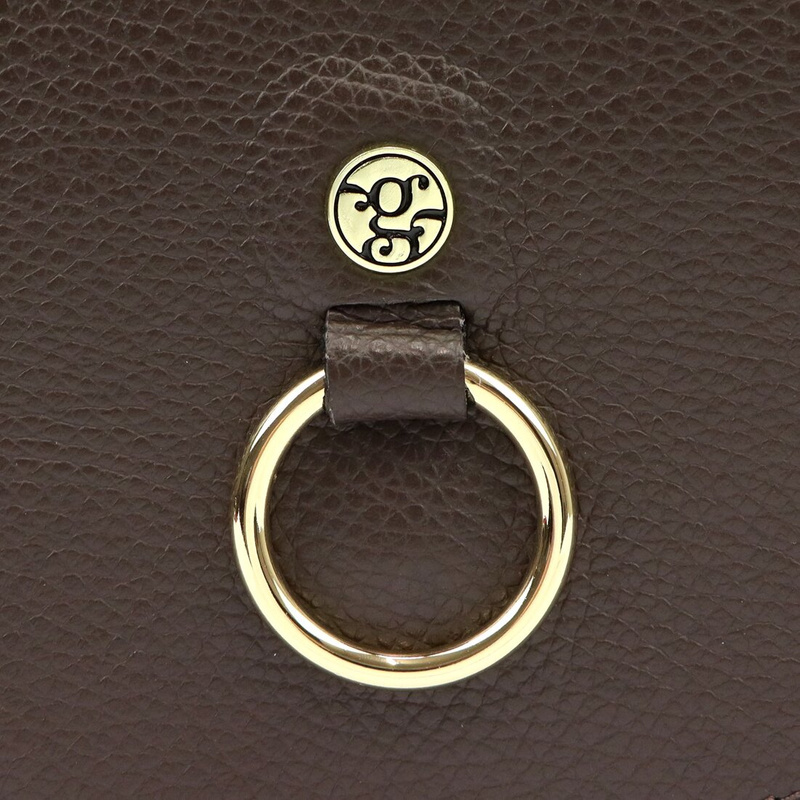 Gregorio skórzana damska listonoszka torebka zamykana klapą na magnes