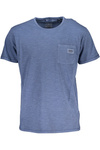 NIEBIESKI T-SHIRT MĘSKI Z KRÓTKIM RĘKAWEM GUESS JEANS