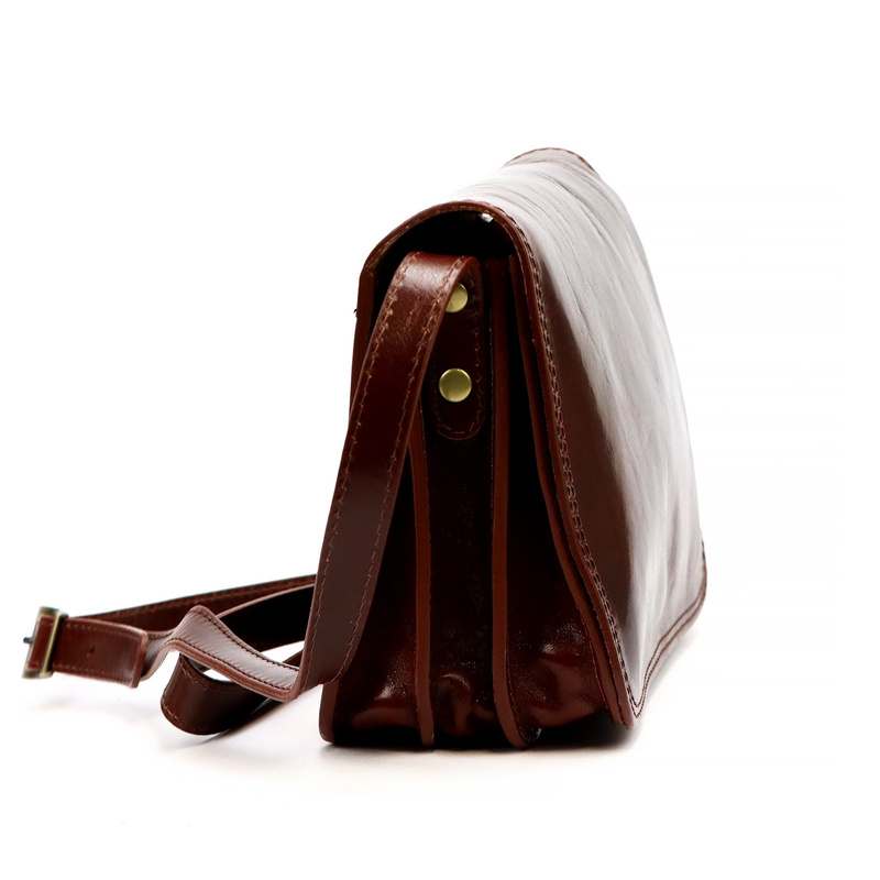 Florence damska listonoszka 3 komory torebka na ramię skóra naturalna