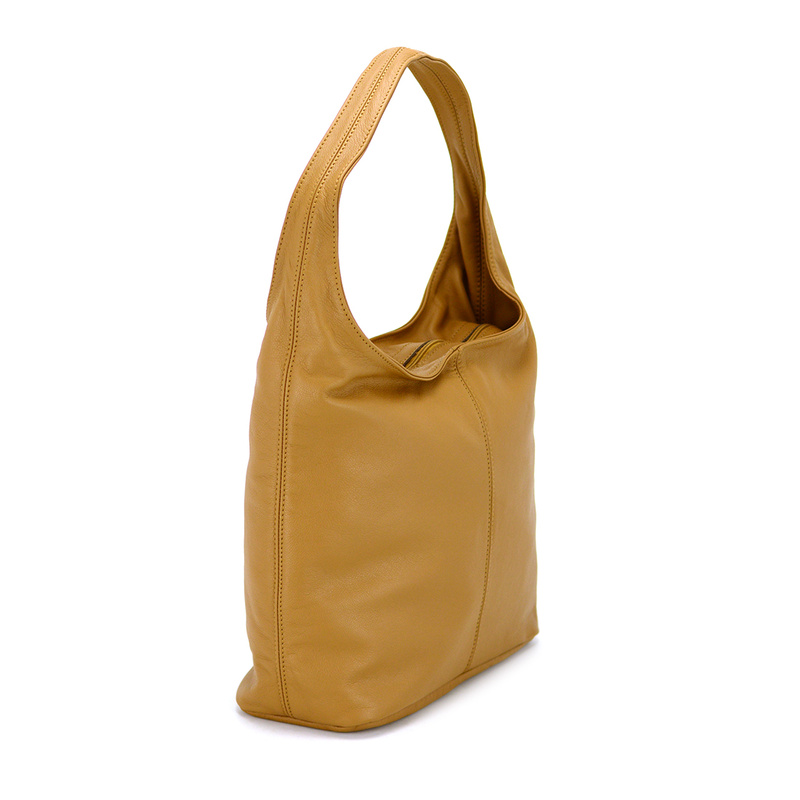 Duża stylowa shopperbag torebka na ramię skórzana z kieszeniami Voyager