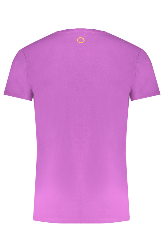FIOLETOWY T-SHIRT MĘSKI Z KRÓTKIM RĘKAWEM TRUSSARDI