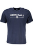 NIEBIESKI T-SHIRT M�SKI Z KR�TKIM R�KAWEM NORTH SAILS