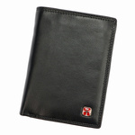 Albatross męski portfel skóra naturalna pionowy składany pojemny RFID