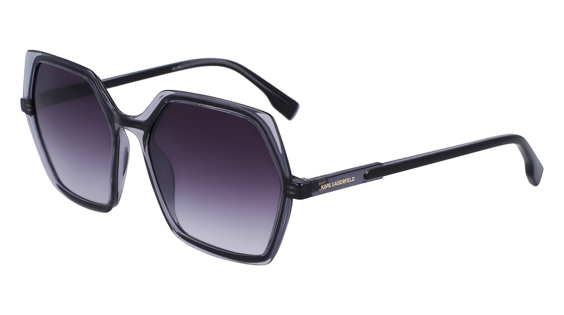 Okulary KARL LAGERFELD KL6083S-009. Okulary przeciwsłoneczne, Kolor czarny. Kobieta.