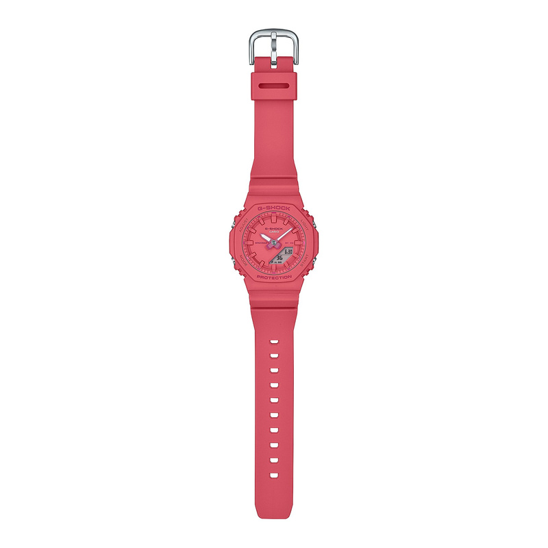 Zegarek CASIO GMAP21004AER. Kwarcowy, Kolor różowy. Unisex.