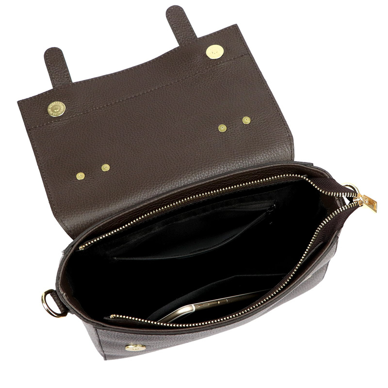 Luka klasyczna damska listonoszka ze skóry naturalnej torebka na ramię