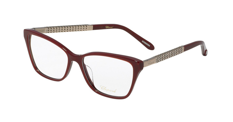 Okulary CHOPARD VCH282S560U50. Okulary korekcyjne, Kolor czerwony. Kobieta.