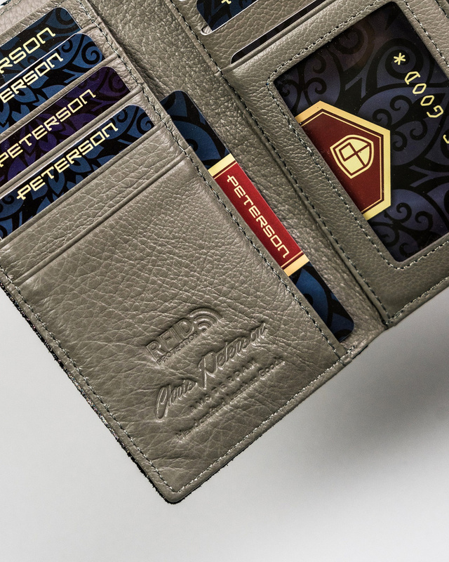 Skórzany damski portfel Peterson PTN 42108-ONBF