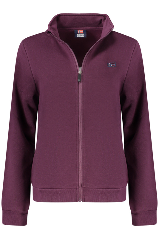 Norway 1963 DAMSKA BLUZA Z FIOLETOWYM ROZPINANIEM