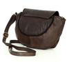 Marco Mazzini Torebka listonoszka skórzana saddle bag brąz caffe