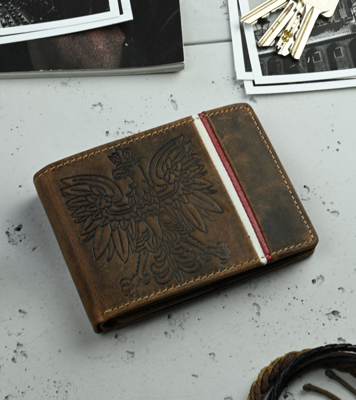 Skórzany męski portfel Cedar N992A-H