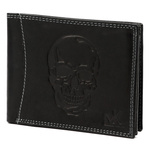 Skórzany męski portfel Money Kepper CDD 5600 SKULL